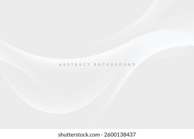 abstract grey background poster with dynamic waves. technology network vector illustration.