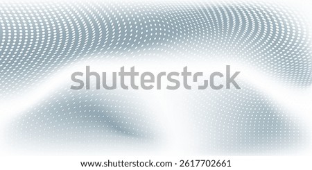 Abstract grey background poster with dynamic waves. technology network Vector illustration. Vector Eps10