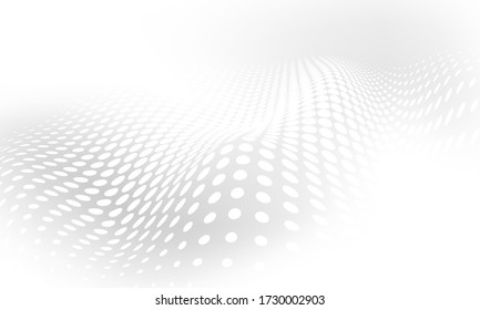 Abstract grey background poster waves. technology network Vector illustration.