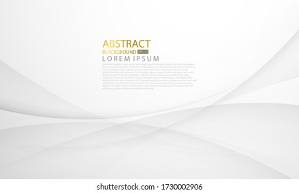 Abstract grey background poster waves. technology network Vector illustration.
