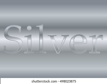 abstract grey background, Silver background for presentations, inscription Silver