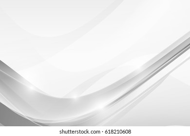 Abstract grey background with simply curve lighting element vector eps10