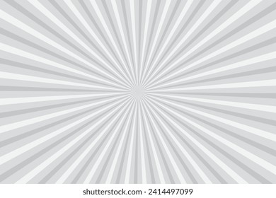 Abstract grey background with sun ray. Summer vector illustration for design