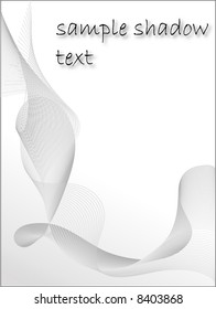 Abstract grey background with text