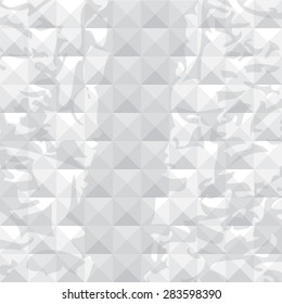 Abstract grey background of three-dimensional squares.