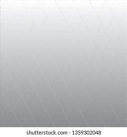 Abstract grey background triangle and hexagon, vector illustration
