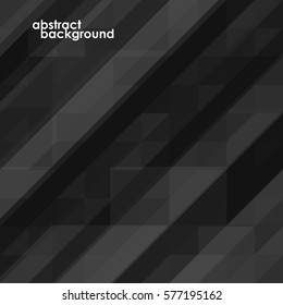 Abstract grey background from triangles. Vector geometric backdrop, eps 10