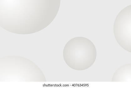 abstract grey background with white circles, vector