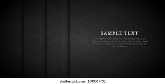 Abstract grey background with white grid lines texture. You can use for ad, poster, template, business presentation. Vector illustration