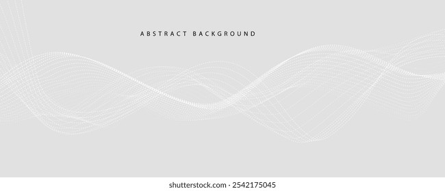 abstrakter grauer Hintergrund mit weißen Linien
