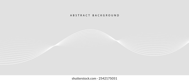 Fondo gris abstracto con líneas blancas