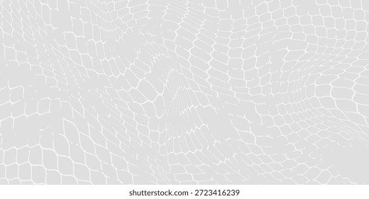 Fundo cinza abstrato com linhas brancas. Projeto geométrico de arte de linha. Padrão de linha mínimo. Conceito futurista moderno. Modelo de banner horizontal. Adequado para cartaz, capa, banner, web