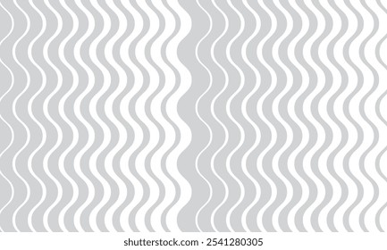 El patrón de línea de onda lisa abstracto gris grande a Pequeño se puede usar como fondo, Fondo de pantalla, paño de pared.
