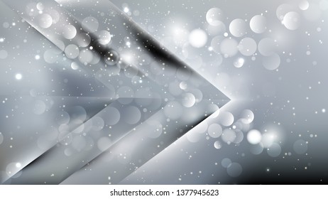Abstract Grey Blurry Lights Background