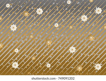 Abstrakter, grauer, brauner WeihnachtsVektorhintergrund