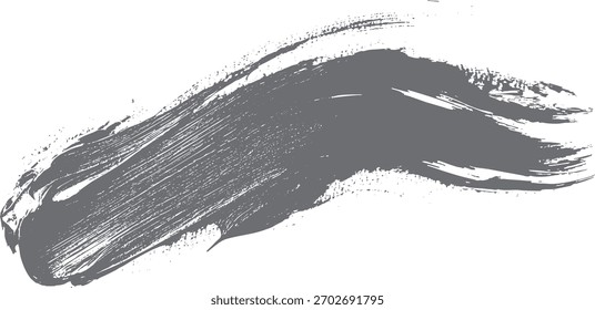 Fondo texturizado de trazo de pincel gris Abstractas con bordes ásperos y Vector de puntos dispersos