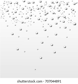 abstract grey bubbles water vector