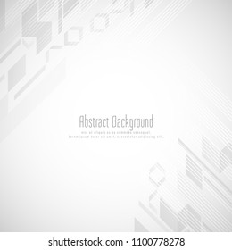 Abstract grey color geometric shape background