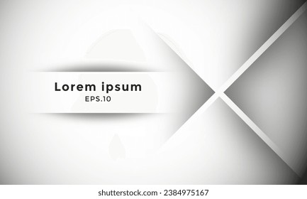 Plantilla de diseño de vectores de fondo metálico de color gris abstracto