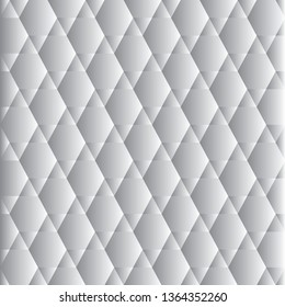 Abstract grey color triangle and hexagon on background, vector illustration