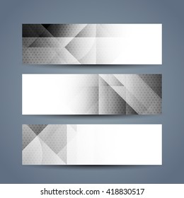abstract grey color web header designs.