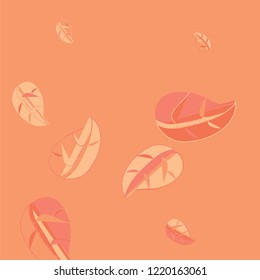 Abstract grey colorful Leaves background pattern - Illustration , Textile, Plant, Leaf, Wallpaper, white background, Painted Image, Springtime, Season, Leaf, wallpaper