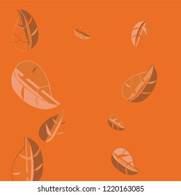 Abstract grey colorful Leaves background pattern - Illustration , Textile, Plant, Leaf, Wallpaper, white background, Painted Image, Springtime, Season, Leaf, wallpaper