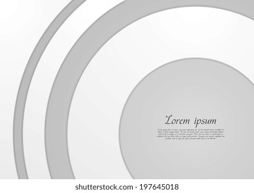 Resumen del fondo corporativo gris. Diseño de vectores
