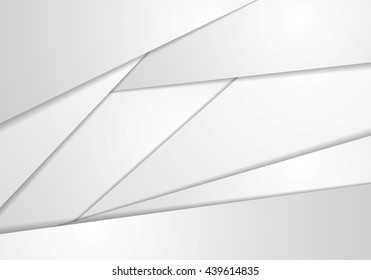 Abstract grey corporate material design. Vector grey tech background