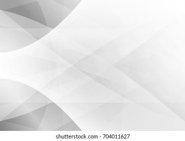 Abstract grey curve background. Vector template for presentation. Screen wallpaper for cell phone, laptop and etc.