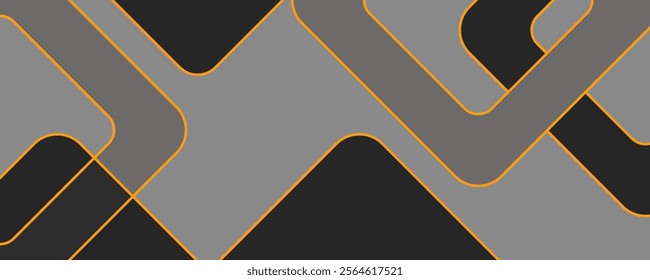 ABSTRACT GREY DEOMETRIC banner design background