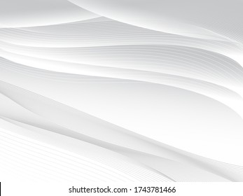 Abstract Grey Diagonal Curve Line Background.