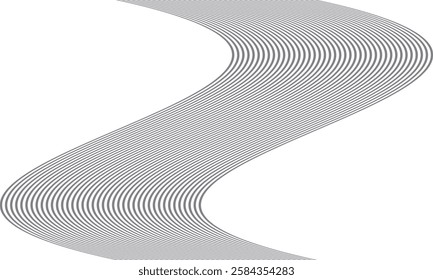 abstract grey flag line pattern can be used background.