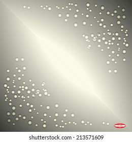  abstract grey floral pattern gray texture with bubbles vector