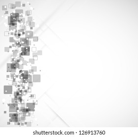 abstract grey futuristic computer technology business background