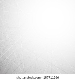 Resumen de fondo geométrico gris con rayas. Vector. 
