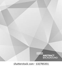 Abstract  Grey Geometric Background. Vector Illustration