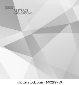 Abstract Grey Geometric Background. Vector Illustration