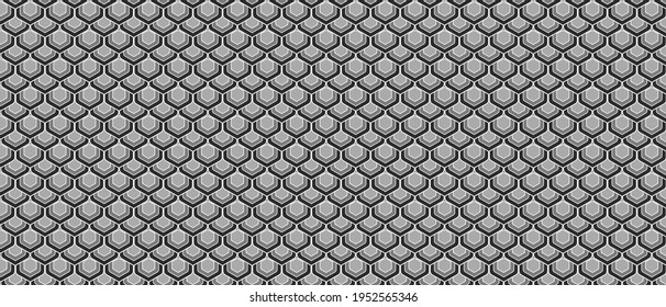 Patrón geométrico gris abstracto de las formas. Textura vectorial abstracta oscura moderna.