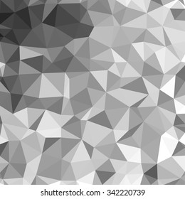 Abstract GREY Geometric Triangle Low Polygonal Mosaic Background, Creative Business Design Templates. Illustration Vector
