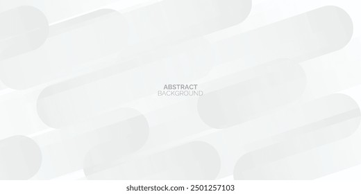 Abstrakte graue leuchtende geometrische Linien auf weißem Hintergrund. Modernes Linienmuster. Futuristisches Technologiekonzept. Anzug für Cover, Poster, Banner, Broschüre, Header, Website