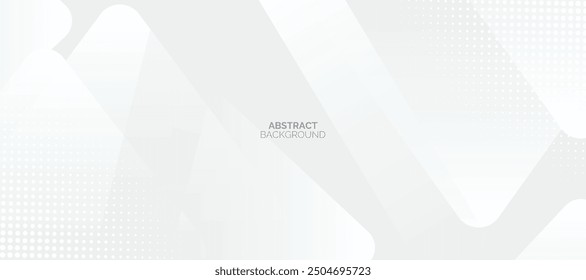 Abstractas líneas geométricas brillantes grises sobre fondo blanco. Patrón de líneas modernas. Concepto de tecnología futurista. Traje para la cubierta, cartel, Anuncio, folleto, cabecera, Sitio web