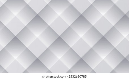 Abstract grey glowing geometric lines on white background. Modern lines pattern. Futuristic technology concept. Suit for cover, poster, banner, brochure, header, website