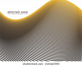 Abstract grey gold light lines on white background. Elegant for Business or hi-tech presentation template or advertising layout magazine, brochure, banner, poster, business card template.
