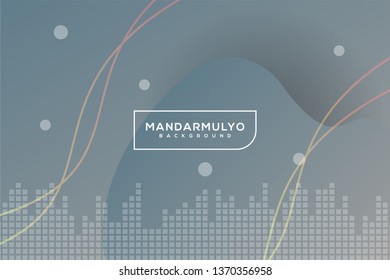 abstract grey gradient curve statistics shapes irregular background landing page wallpaper home screen theme vector illustration eps 10