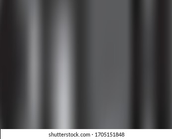 Abstract grey gredient metal color theme satin texture background. Lighting effects of flash. Blurred vector background with light glare.