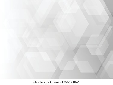 Abstract grey hexagonal pattern design artwork decorative background. Use for ad, poster, artwork, template design, print. illustration vector eps10