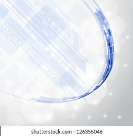 abstract grey high computer technology business background