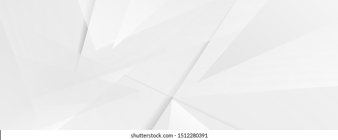 Abstract grey hi-tech polygonal corporate background. Vector stripes minimal light design