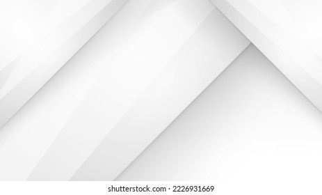 Abstract grey hi-tech polygonal corporate white background